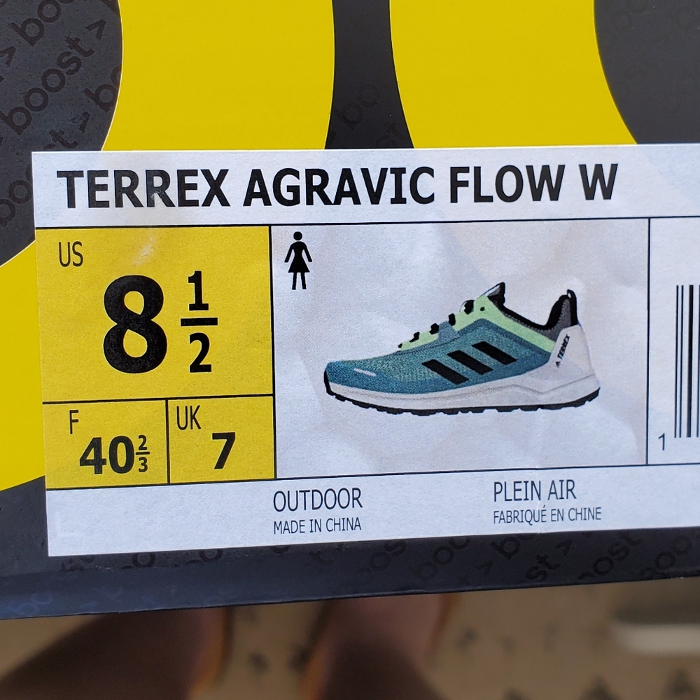 NWT Adidas 270 Outdoor Women's Terrex Agravic Flow Ash - Picture 7 of 8